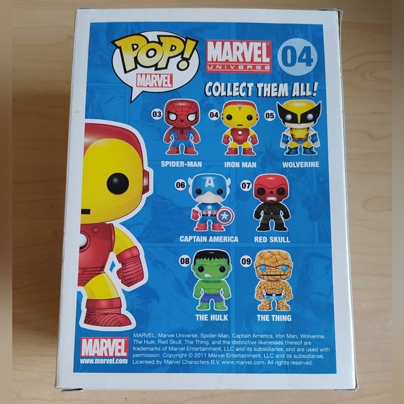 Funko Pop Marvel Iron Man Vinyl Bobble-head 04 - Picture 4 of 7